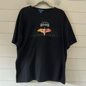CIRQUE DU SOLEIL Size L ALEGRIA Black Crew Neck Short Sleeve Tee Generou…